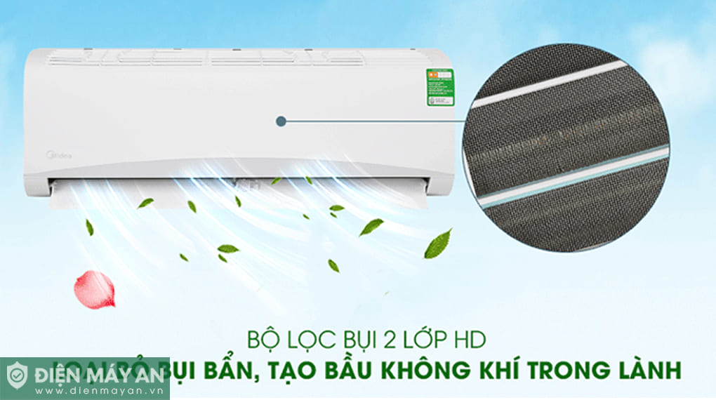 Điều hòa Midea 18000 BTU 1 chiều MSAFII-18CRN8